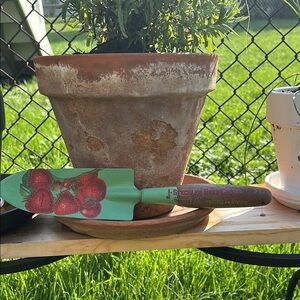 Decorative Strawberry Garden Trowel - Green